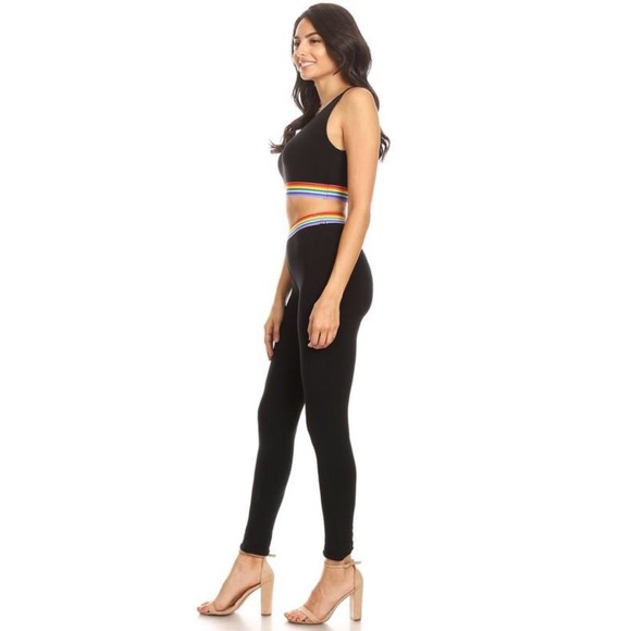 Rainbow Stripe 2 Piece Set - Picture 7 of 9